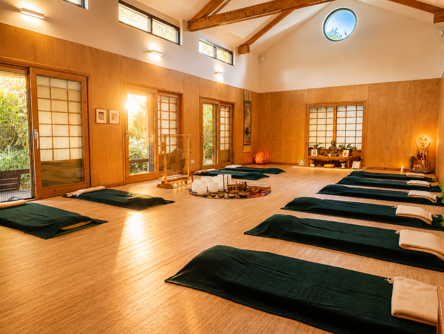 Sound healing with therapeutic singing bowls