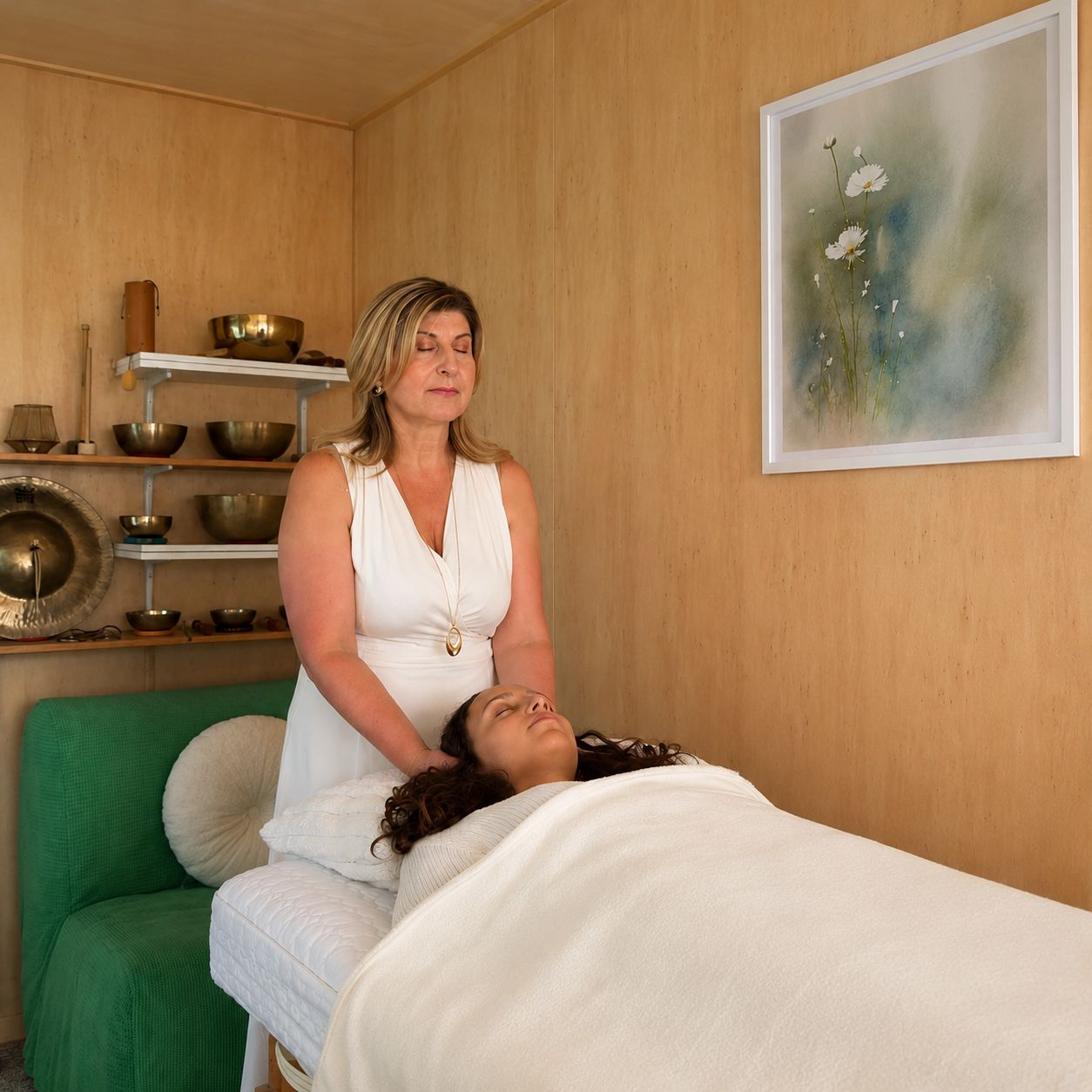 A calm Intuitive Healing session